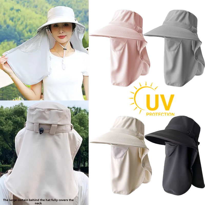Fishing Mask Sun Protection - Summer Sun Hats with Face Mask
