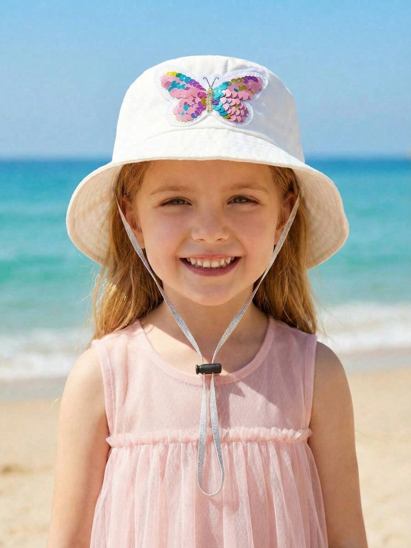 1pcs 3-8Y Girls Sequined Butte - Fishing Hat review and price