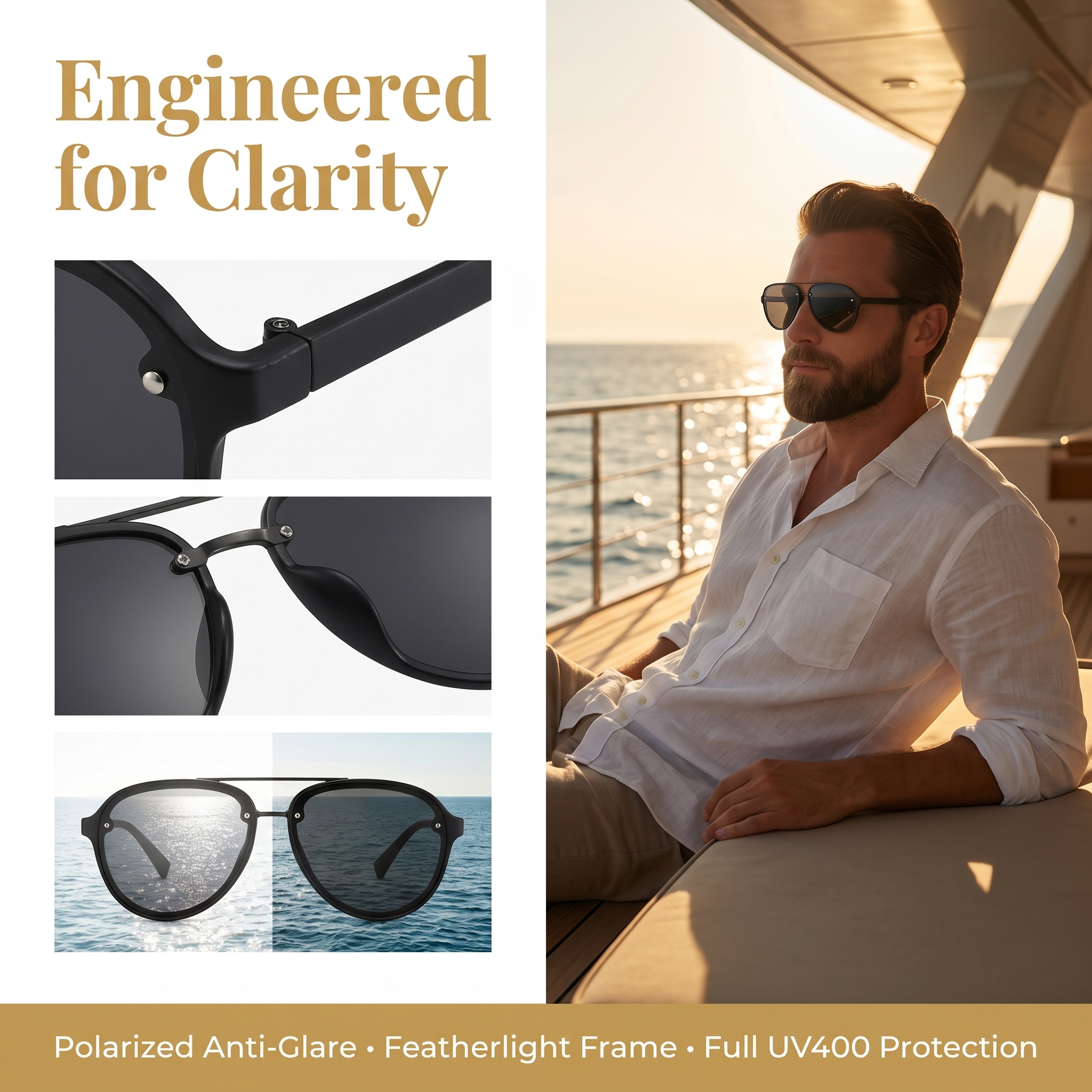 CHALK Polarized Men's Sunglass - Fishing Sunglasses Polarized review and price