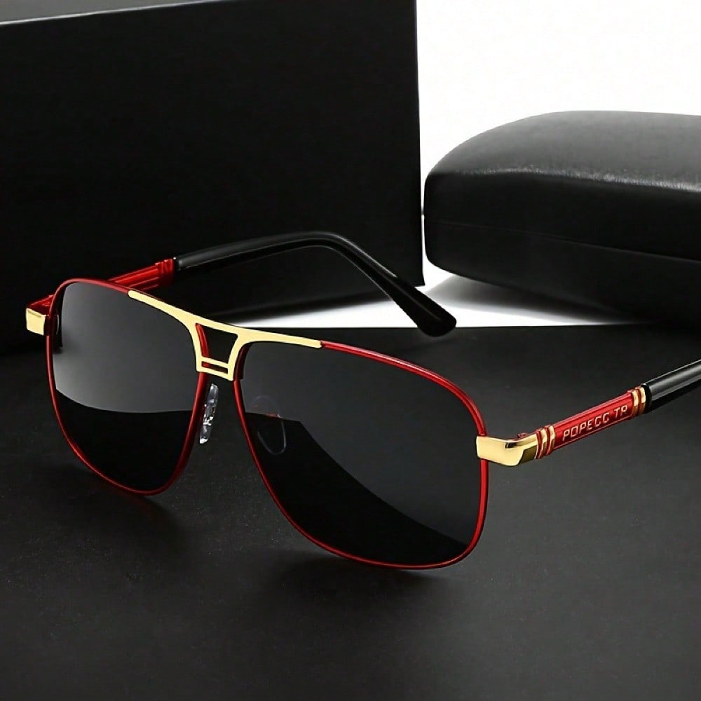 Large Metal Polarized Men And  - Fishing Sunglasses Polarized review and price
