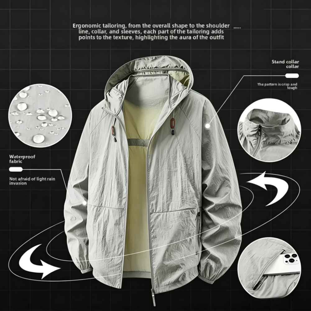 Spring Summer Mens Lightweight - Fishing Hoodie review and price
