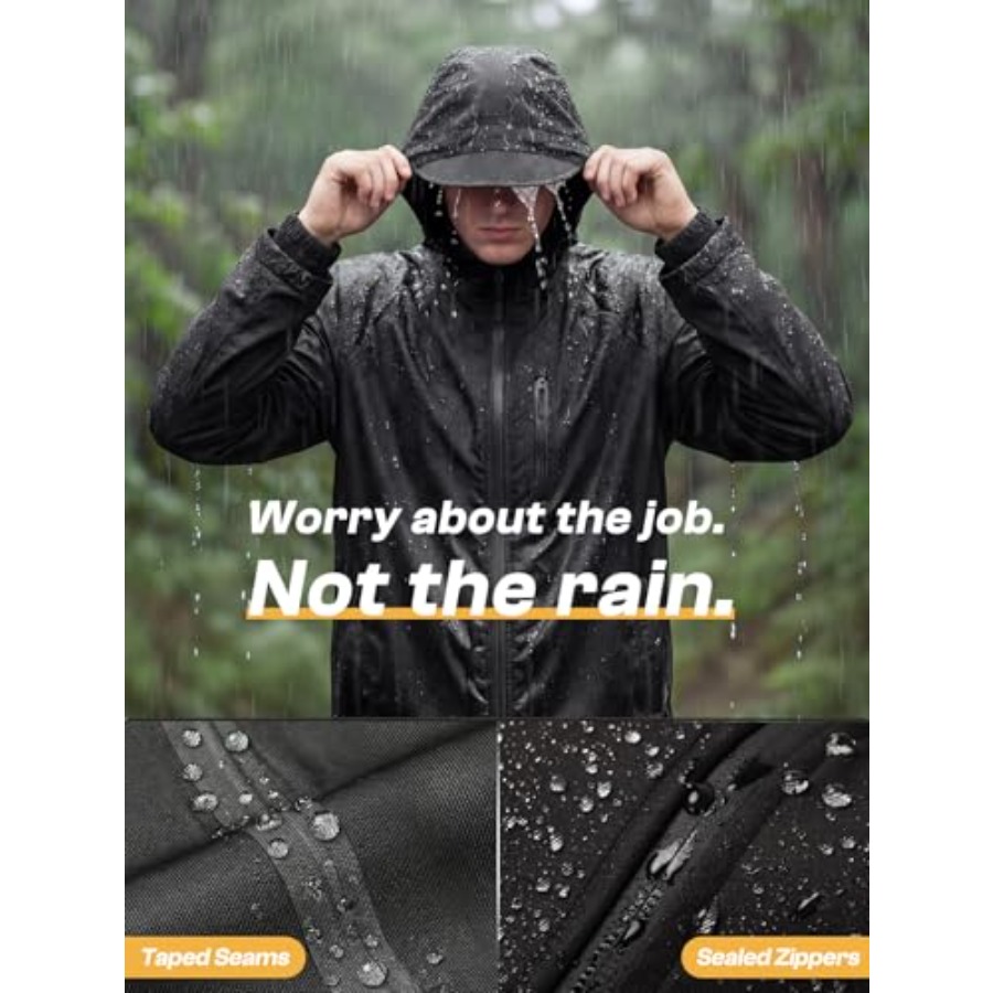 Men's Waterproof Rain Gear 2pc - Fishing Rain Suit review and price
