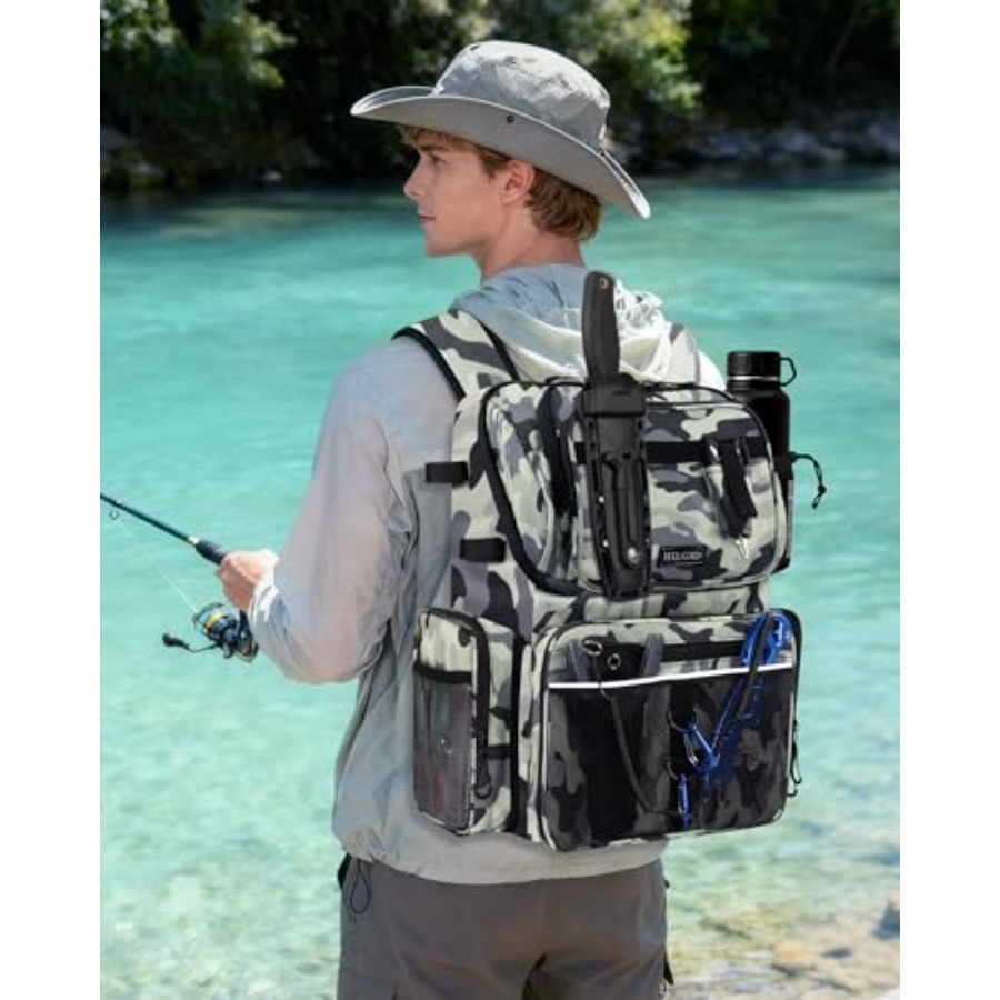 Fishing Backpack with Rod Hold - Fishing Backpack review and price