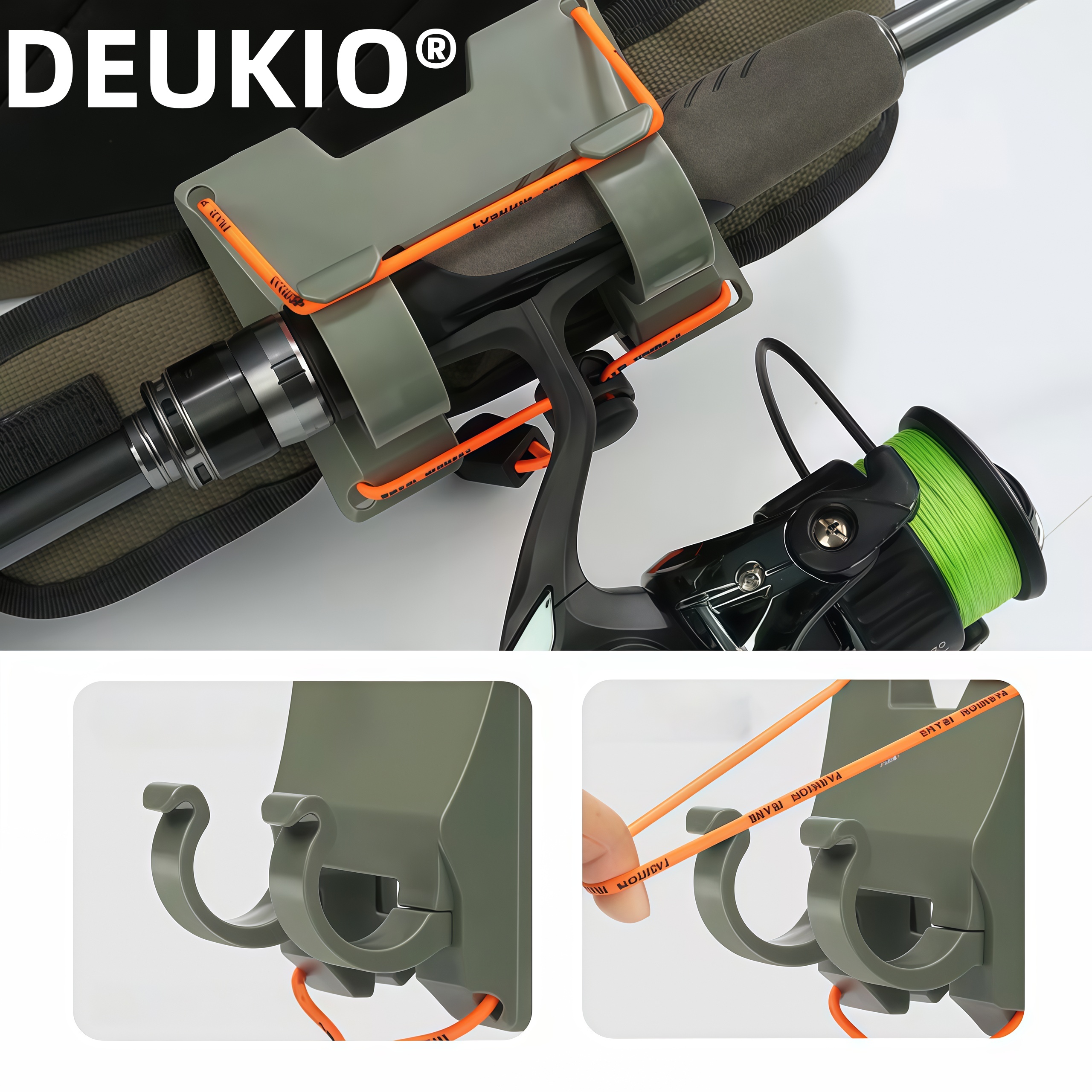 DEUKIO Outdoor Belt Clip Rod H - Fishing Belt review and price