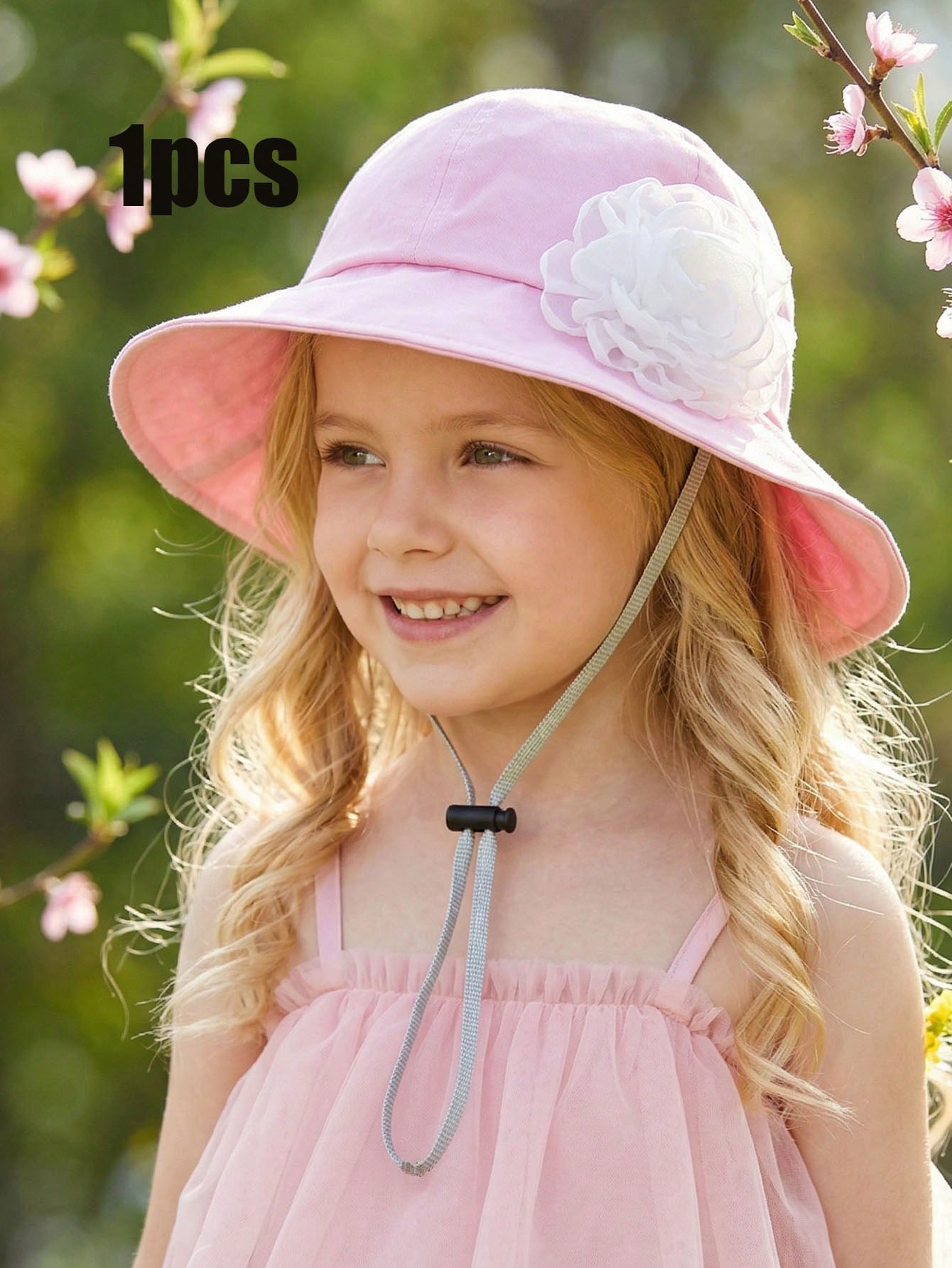 1Pc 3-8Y Girls White Big Flowe - Fishing Hat review and price