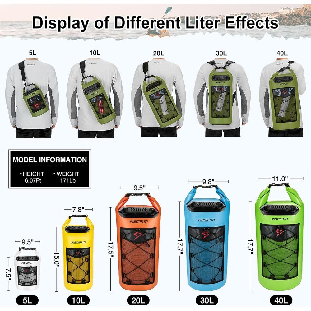 10-40L Waterproof Dry Bags for - Fishing Bag Waterproof review and price