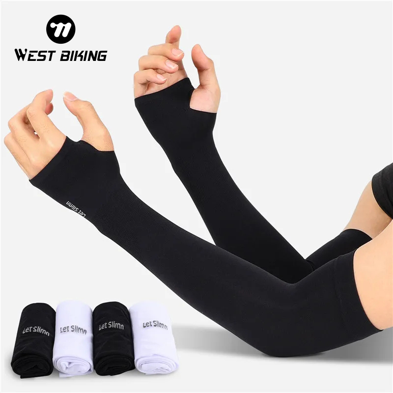 1 Pair Cycling Arm Sleeves Sun - Fishing Gloves review and price