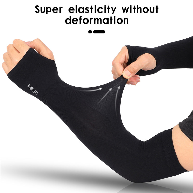 1 Pair Cycling Arm Sleeves Sun - Fishing Gloves review and price