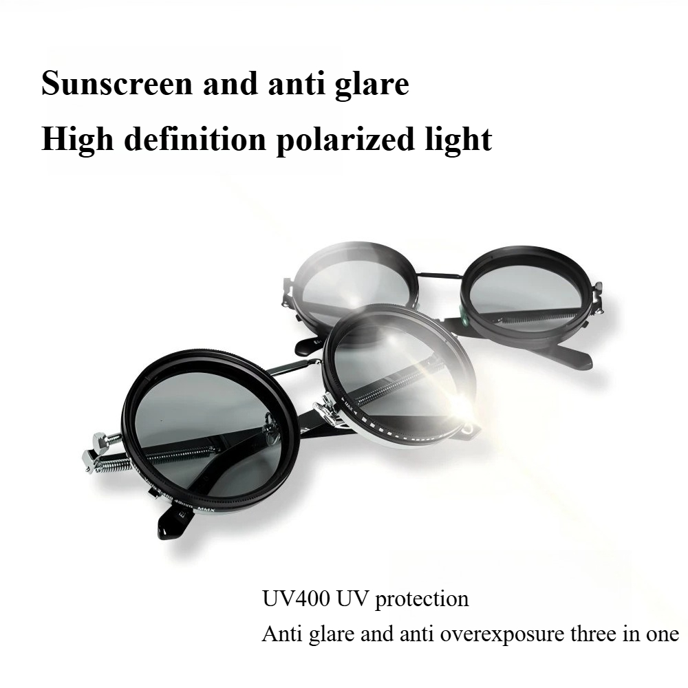 Polarized Round Sunglasses ND9 - Fishing Sunglasses Polarized review and price