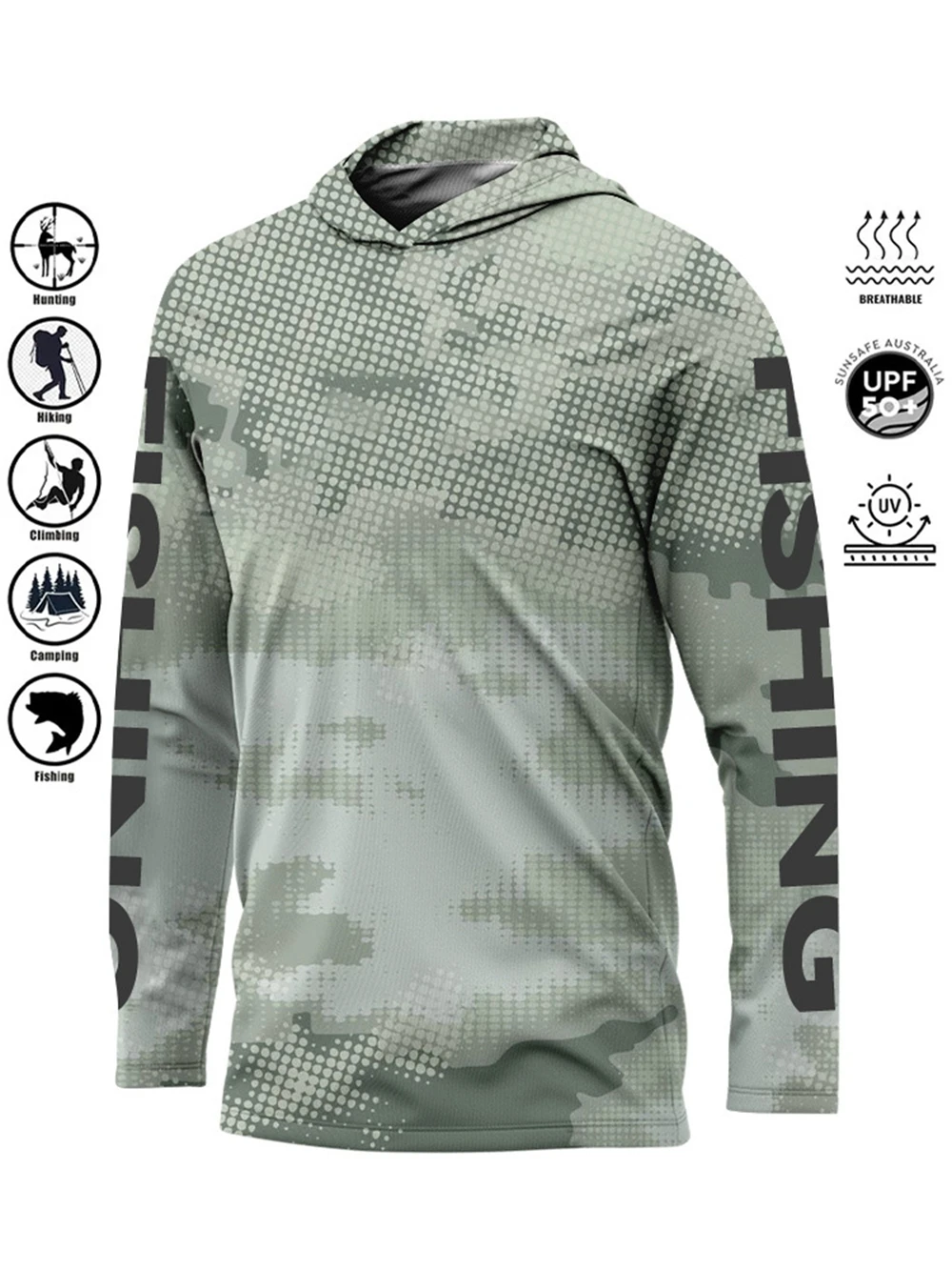 MALFC Hood Fishing Shirt Fishi - Fishing Shirt Uv Protection review and price