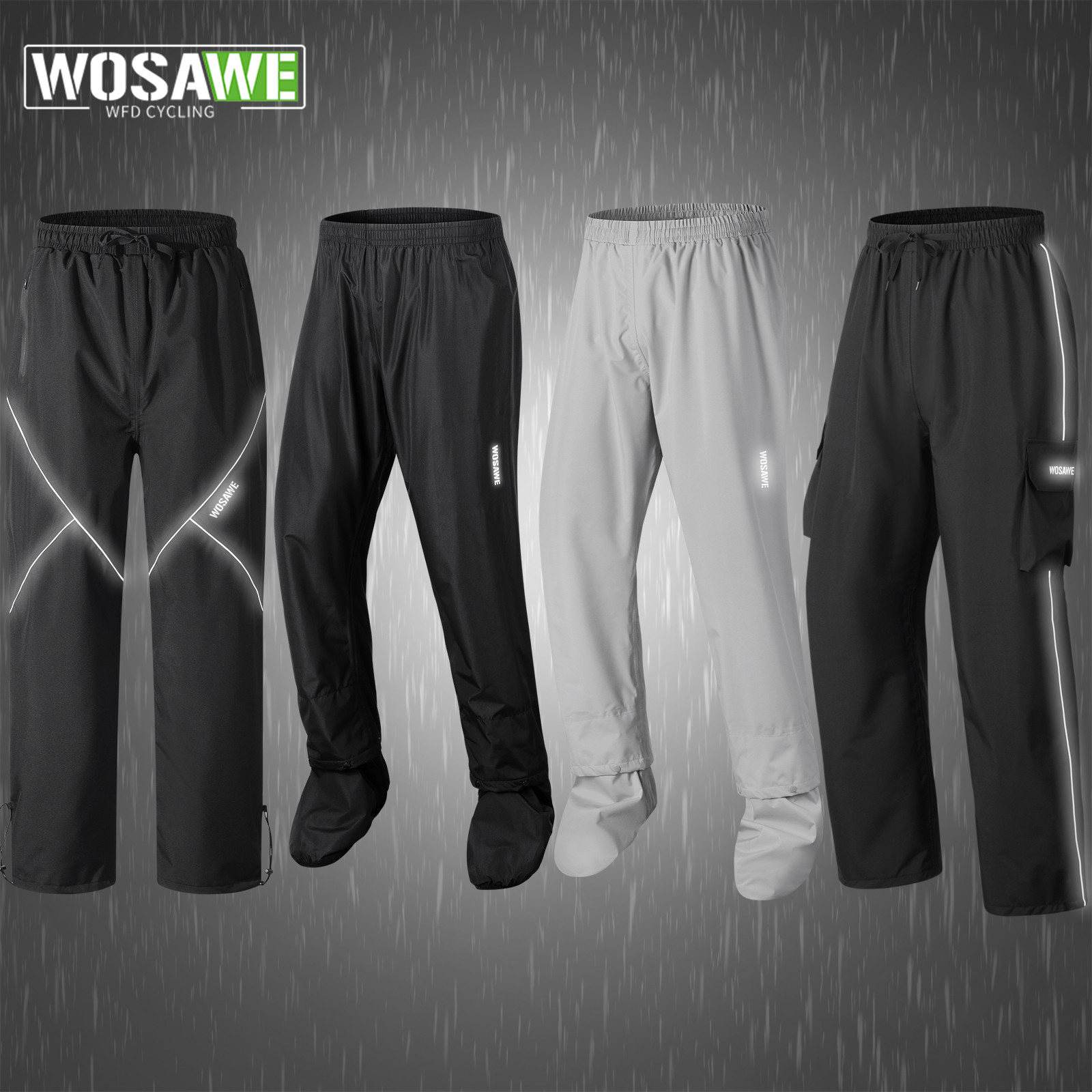 WOSAWE Cycling Rain Pants Wate - Fishing Rain Suit review and price