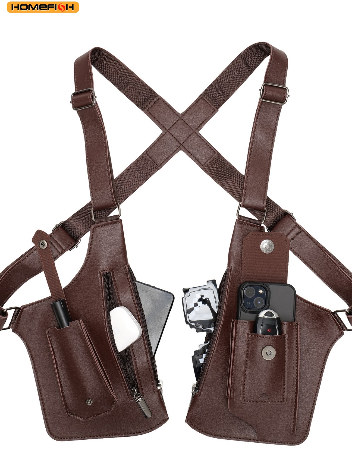 HOMEFISH Double Shoulder Strap - Fishing Belt review and price